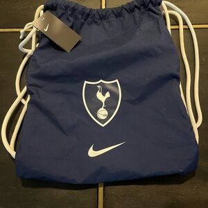Nike Navy Drawstring Belt Bag with White Logos